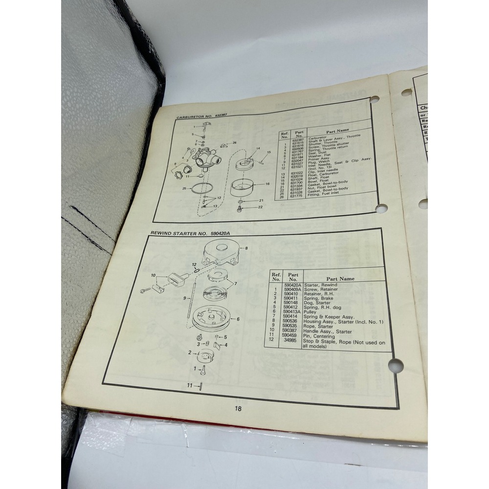 Craftsman Lawn Mower Owners Manual 917383100 Rear Bagger 20 Inch 1984 Vintage - Picture 9 of 9